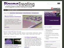 Tablet Screenshot of plasmatreating.com